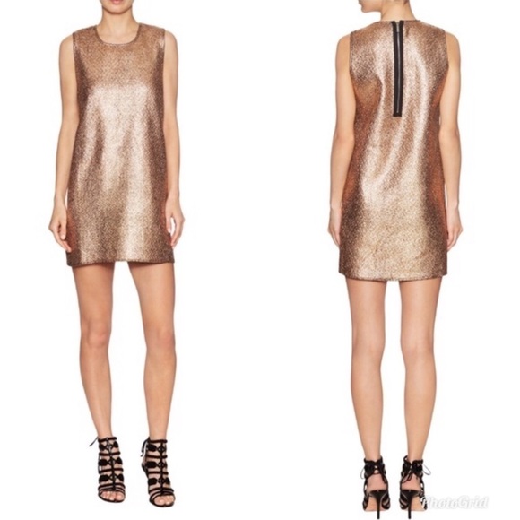 Whitney Eve Butterfly Ginger Textured Sleeveless Shift Dress 2 - Picture 2 of 9